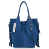 Kožené kabelka shopper bag Vittoria Gotti jeans B16